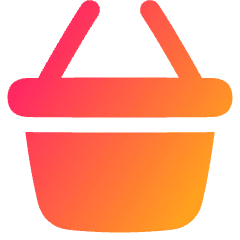 Shopping Basket 2 Icon from Plump Gradient Set