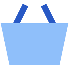 Shopping Basket 2 Icon from Sharp Flat Set