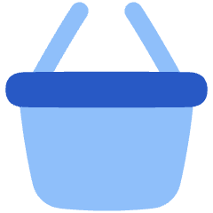 Shopping Basket 2 Icon from Plump Flat Set