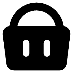 Shopping Basket 3 Icon from Core Solid Set