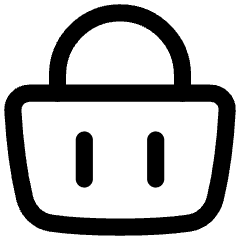 Shopping Basket 3 Icon from Flex Line Set