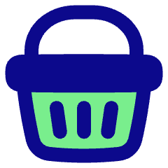 Shopping Basket 3 Icon from Plump Pop Set