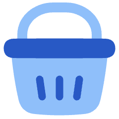 Shopping Basket 3 Icon from Plump Flat Set