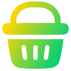 Shopping Basket 3 Icon from Plump Gradient Set