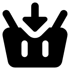 Shopping Basket Add Icon from Core Solid Set