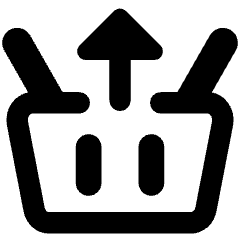 Shopping Basket Remove Icon from Core Remix Set