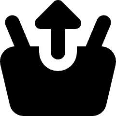 Shopping Basket Remove Icon from Micro Solid Set