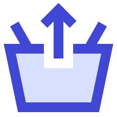 Shopping Basket Remove Icon from Sharp Duo Set