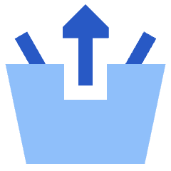 Shopping Basket Remove Icon from Sharp Flat Set