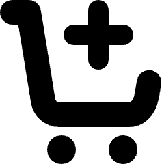 Shopping Cart Add Icon from Micro Solid Set