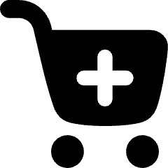 Shopping Cart Add Icon from Flex Solid Set