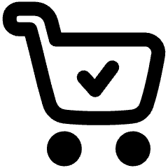 Shopping Cart Check Icon from Plump Remix Set