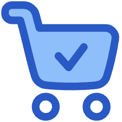 Shopping Cart Check Icon from Plump Duo Set