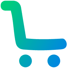 Shopping Cart Heavy Icon from Plump Gradient Set