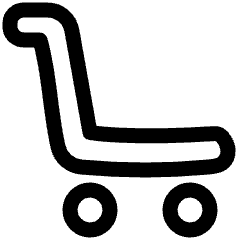 Shopping Cart Heavy Icon from Plump Line Set