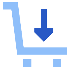 Shopping Cart Load Icon from Sharp Flat Set