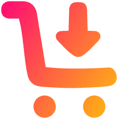 Shopping Cart Load Icon from Plump Gradient Set