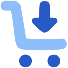 Shopping Cart Load Icon from Plump Flat Set