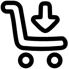 Shopping Cart Load Icon from Plump Line Set