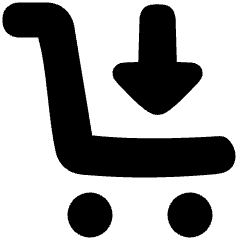 Shopping Cart Load Icon from Plump Solid Set