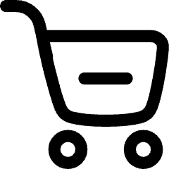 Shopping Cart Subtract Icon from Flex Line Set