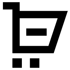 Shopping Cart Subtract Icon from Sharp Remix Set