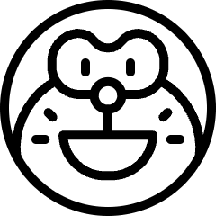 Kawaii Manga Robot Cat Blue Doraemon Icon from Ultimate Light Set