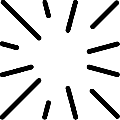 Kawaii Manga Screentone Effect Action Line Icon from Ultimate Light Set