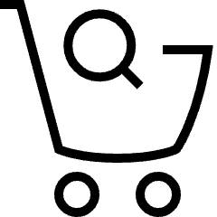 Cart Search Icon from Platinum Set