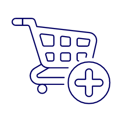 Shopping Cart Add 2 Illustration from UX Line Set