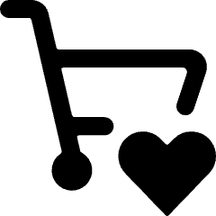 Shopping Cart Heart Icon from Ultimate Bold Set