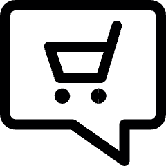 Shopping Cart Man Message Icon from Ultimate Regular Set