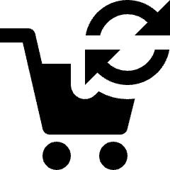 Shopping Cart Refresh Icon from Nova Solid Set