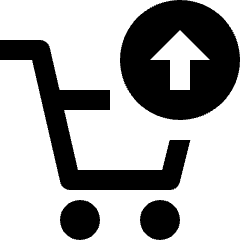 Shopping Cart Upload Icon from Nova Line Set