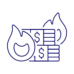 Burning Money 2 Illustration from UX Line Set