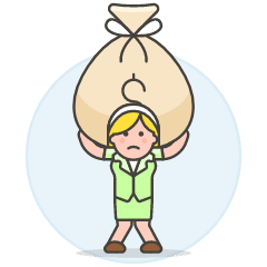 Carry Money Bag 4 Illustration from UX Colors Set