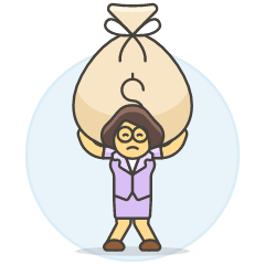 Carry Money Bag 6 Illustration from UX Colors Set