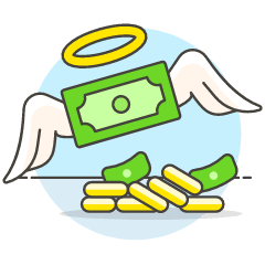 Flying Money Illustration from UX Colors Set
