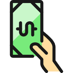Cash Payment Bill 4 Icon from Ultimate Colors Set