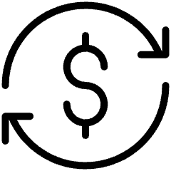 Refund Money Back 1 Icon from Ultimate Light Set