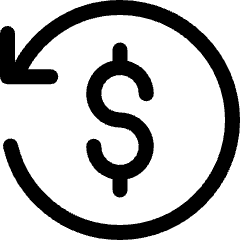 Refund Money Back 2 Icon from Ultimate Regular Set