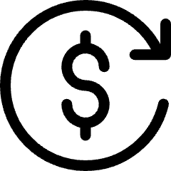 Refund Money Back 3 Icon from Ultimate Regular Set