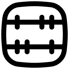 Abacus Horizontal Icon from Flex Line Set