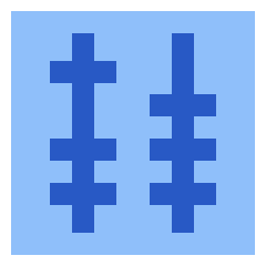 Abacus Vertical Icon from Sharp Flat Set