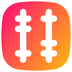 Abacus Vertical Icon from Flex Gradient Set