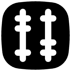 Abacus Vertical Icon from Flex Solid Set
