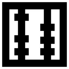 Abacus Vertical Icon from Sharp Remix Set