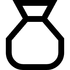 Bag Icon from Sharp Line Set