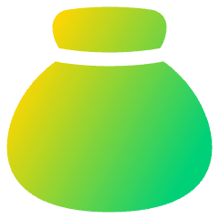 Bag Icon from Plump Gradient Set