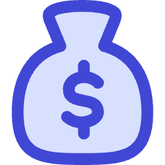Bag Dollar Icon from Flex Duo Set